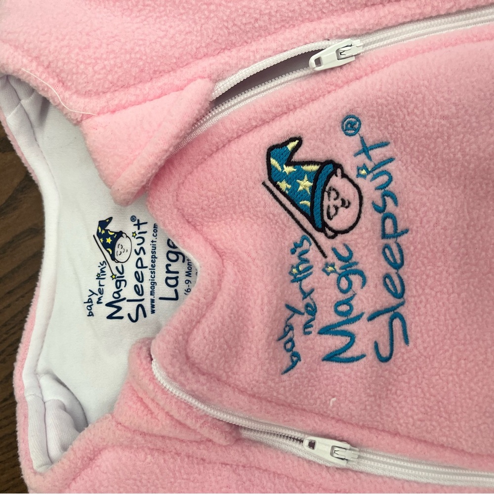 Baby Merlin's Magic Sleepsuit Pink